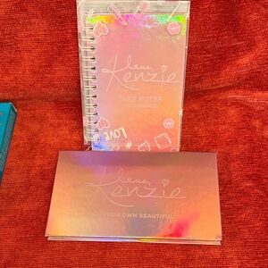 2 Kenzie Holographic Notebook and Palette Eye & Cheek Set